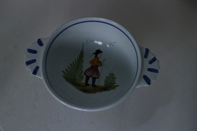 ANCIEN BOL BRETON Quimper Henriot Folklore Josiane EUR 15,00 - FR
