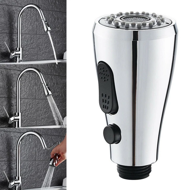 Sprühkopf Ersetzen G1 / 2 " Herausziehen Küche Mixer Silber Universal