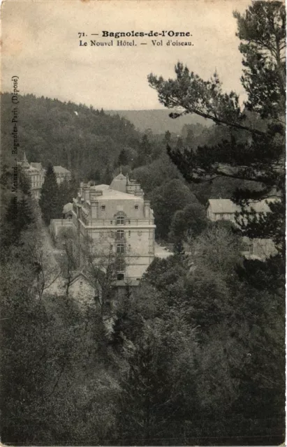 CPA BAGNOLES-de-l'ORNE - Le Nouvel Hotel - Vol d'oiseau (355120)