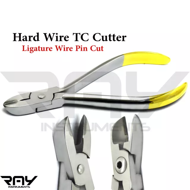 Professional Dental Pliers Orthodontic Braces Arch Hard Wire TC Cutter Lab New