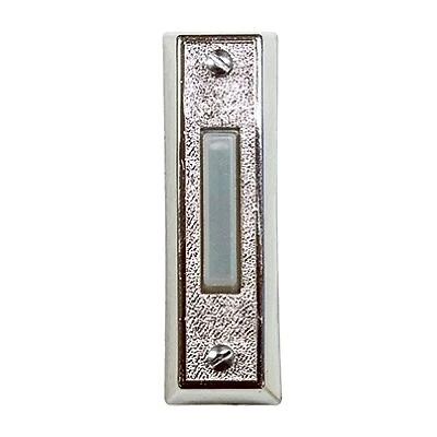 Timbre con cable botón, luz LED, plata -SL-358-00