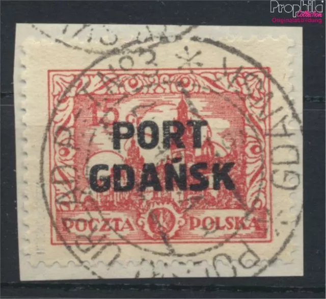Briefmarken Polnische Post Danzig 1926 Mi 14 gestempelt (9975619