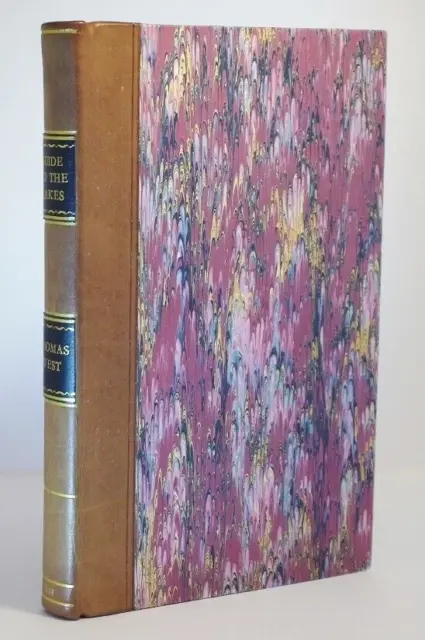 * Rare Leather Bound  * Thomas West A Guide To The Lakes 11th Edition 1821