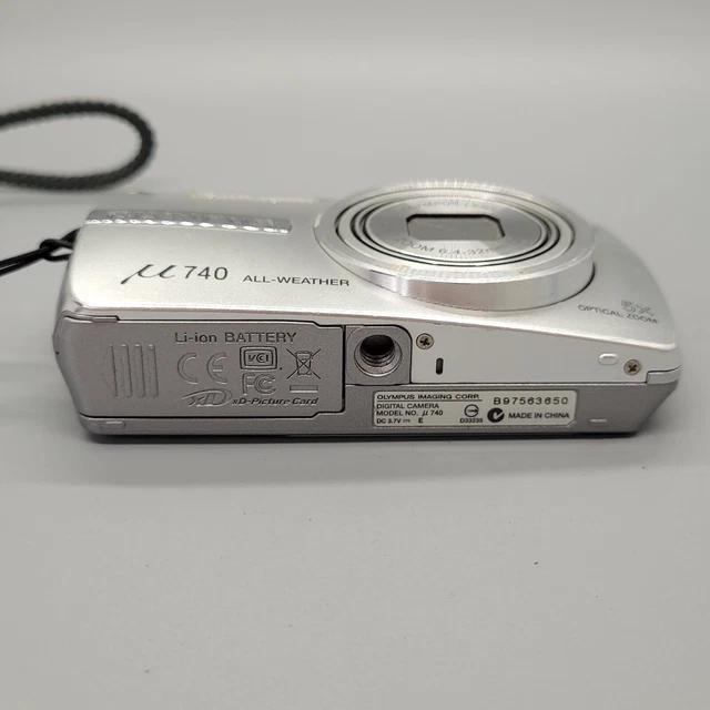 Olympus Mju 740 7,1 megapixel fotocamera digitale compatta argento testato 4
