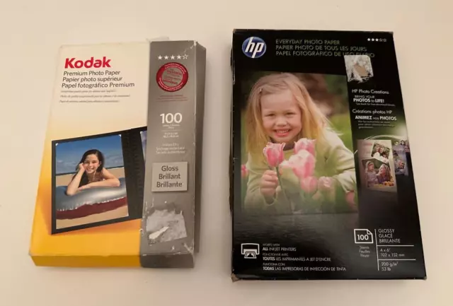 HP KODAK PHOTO CREATIONS Everyday Photo Paper Inkjet 150 Sheets 4x6 Glossy