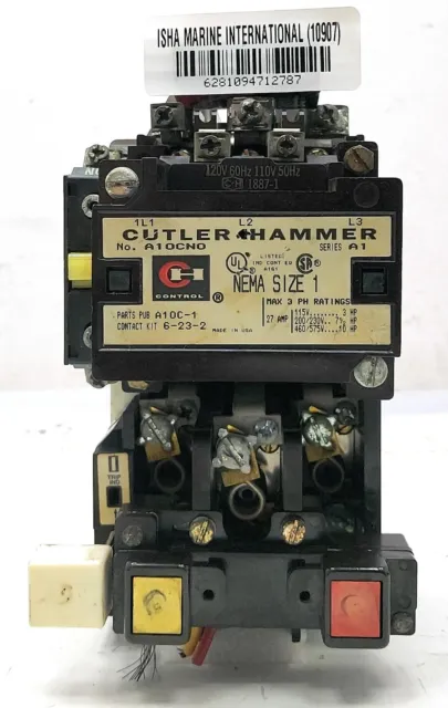 Cutler Hammer A10CN0 Nema Séries Démarreur