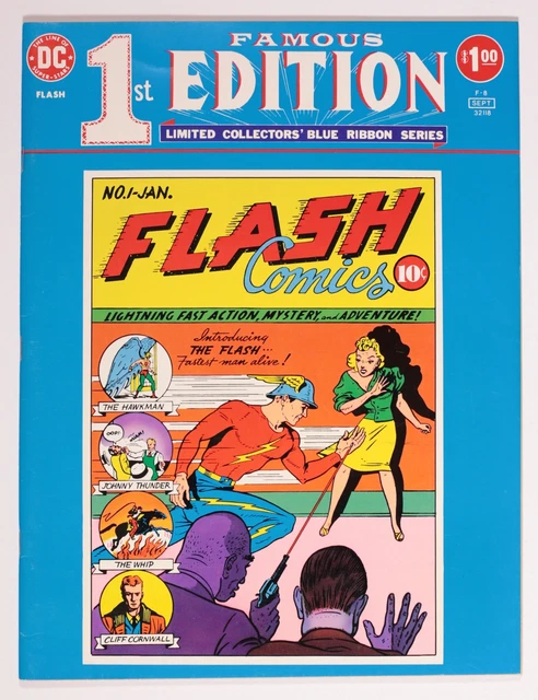 Famous First Edition Flash Comics F-8 FN- 5.5 1975