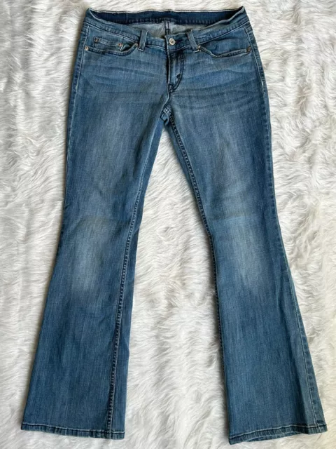 Levis Low Rise Bootcut Jeans Womens Sz 9M Blue Stretch Denim