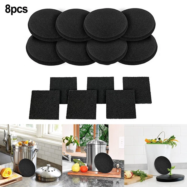 Contenedor de compost 8 ud. recipiente de compost cocina respetuoso con el medio ambiente para cocina