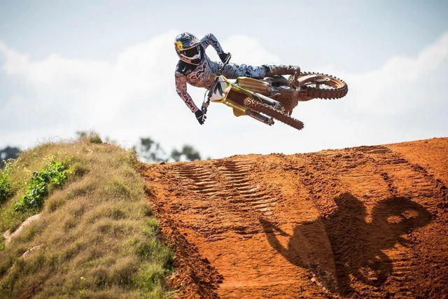 525265 JAMES STEWART Honda Yamaha SX/MX Motocross 16x12 WALL PRINT POSTER