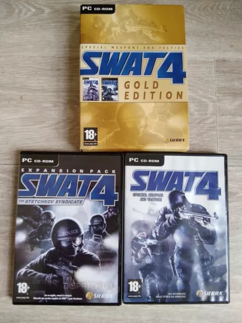 pc swat 4 gold edition complet version fr etat be 3 cd