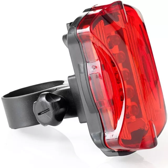 Bike Bicycle Cycling 5 LED Night Safety Flashing Rear Tail Light Lamp Waterproof