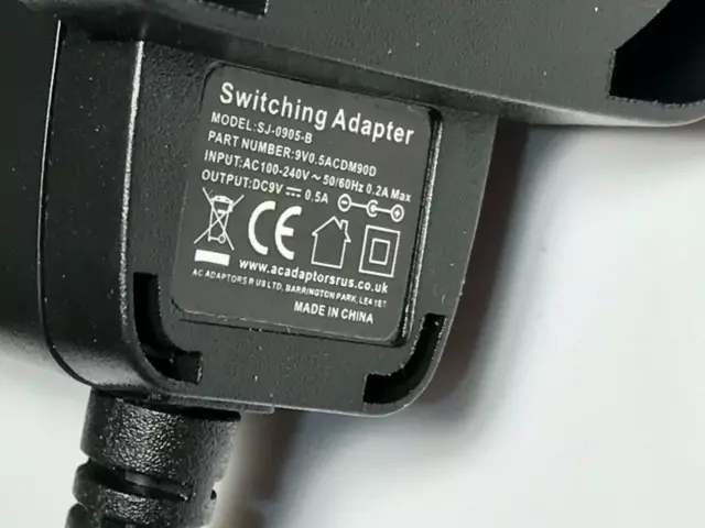 Ersatz 9 V 0,5 A AC-DC Adapter für Bodi Tek Circulation Plus Active BT CRBO3 2