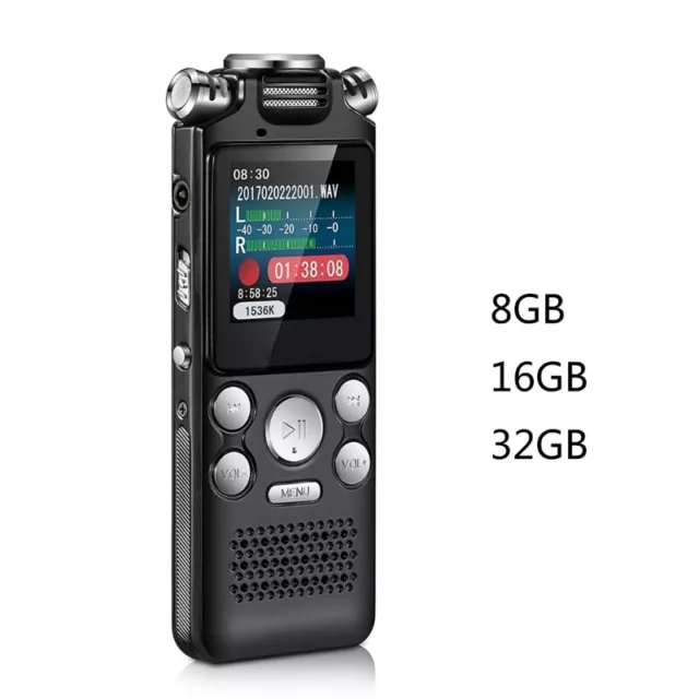 Professional Voice Activated Digital Voice Recorder 8GB 16GB 32G