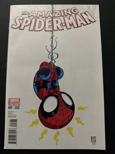Spiderman Amazing #1 Skottie Young Variant Nm (9.4 Or Better) Marvel June 2014
