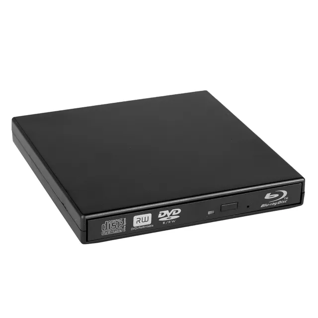 External USB Blu Ray Player Drive BD Combo DVD CD RW Disc Burner for Laptop PC