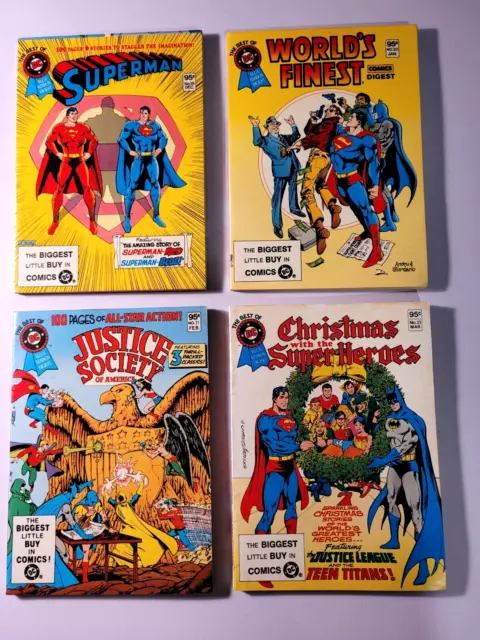 BEST OF DC - Blue Ribbon Digest Issues 19 to 22  [DC  1980 + 81]  Higher Grades