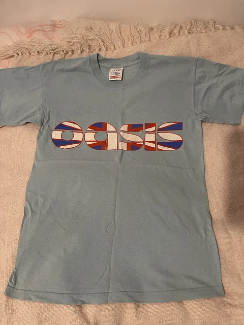 VINTAGE ORIGINAL OASIS 1995 Wonderwall Promo T Shirt Tour Screen 