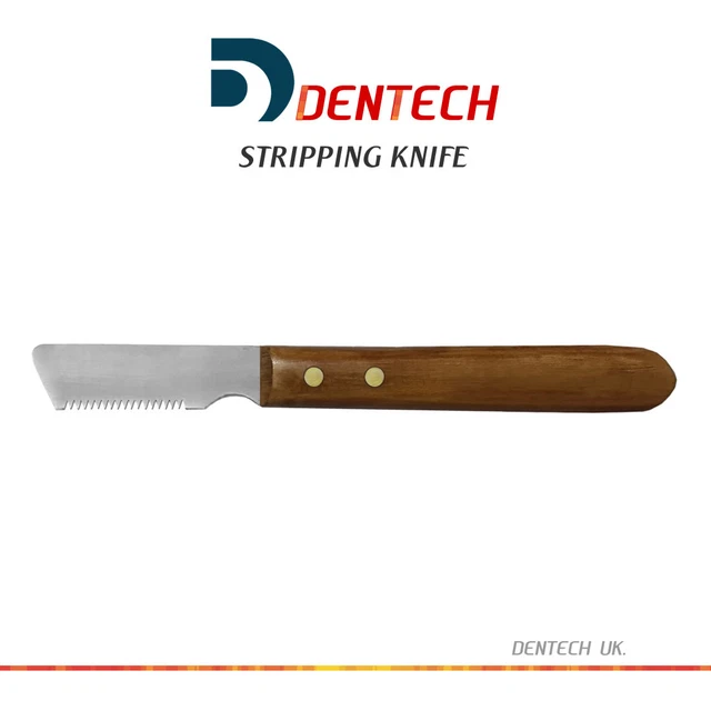 Silverline Stripping Knife Cat Dog Pet Grooming Comb Hair Premium Quality Fine