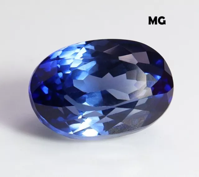 Sans Défaut 13.40 CT Naturel Kashmiri Saphir Bleu Ovale AAA+ Desseré Gemme
