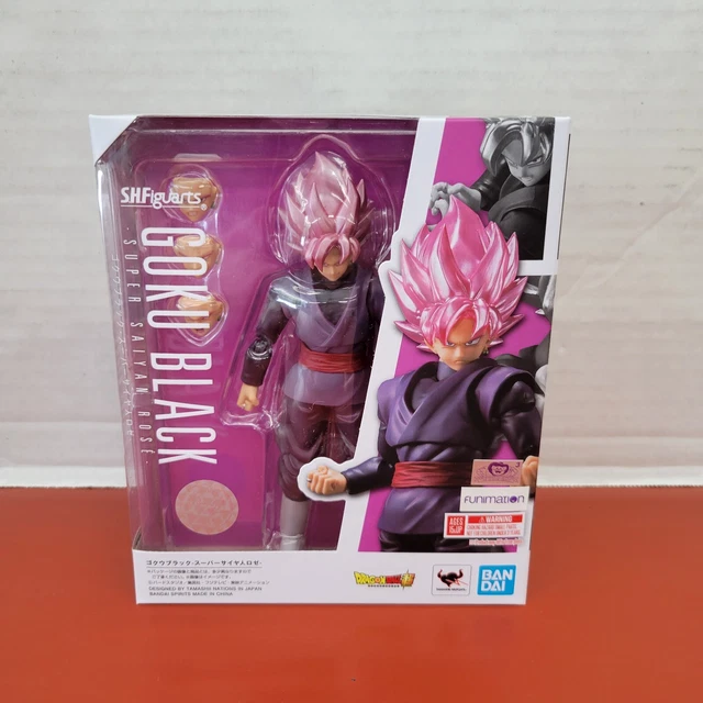 Bandai S.H. Figuarts Dragon Ball Goku Black Super Saiyan Rose Action Figure USA
