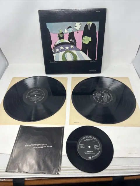 Joan Baez Blessed Are Vanguard Records 3 Lp Vinyl Album Set