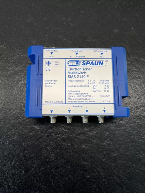 spaun sms 2140f Elektrischer Multiswitch