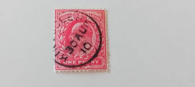 GB KEV11 1d Red - Kingsclere Hampshire Postmark