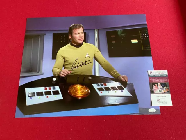 William Shatner (Capt. Kirk), "Autographed" (JSA) 16x20 Photo (Scarce / Vintage)