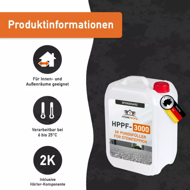 HPPF-3000 resina epossidica riempitivo pori interno ed esterno, tappeto di pietra sigillante 2