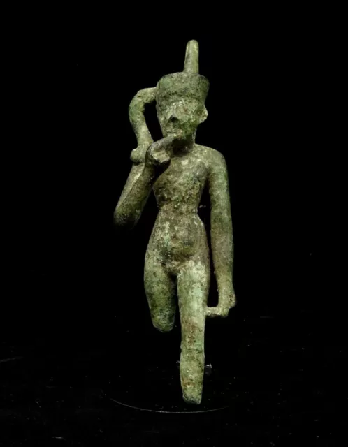 Dieu Harpocrate En Bronze - Egypte - Late Period 664/332 Bc - Harpocrates Figure