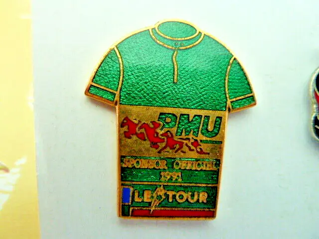 Pin's  Tour De France  /  Pmu  /  Sponsor Officiel 1991   /  Rare