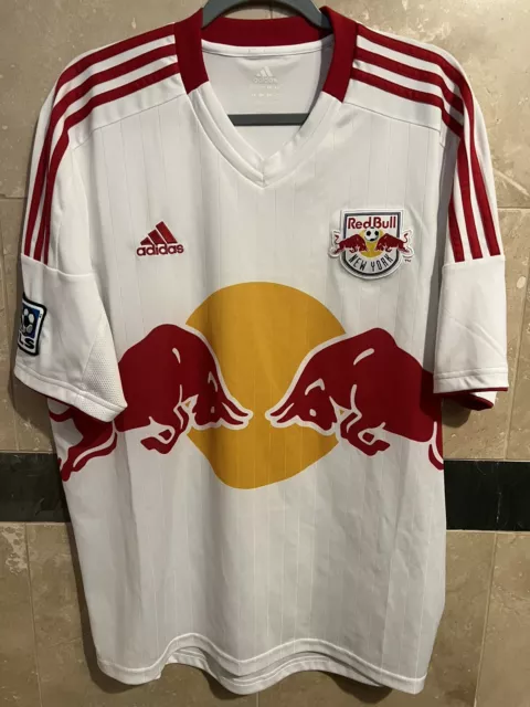 New York Red Bulls Adidas Climacool MLS Mens Football Soccer Jersey shirt XL