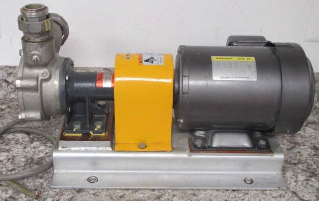 Nikuni 32Ul 22440102 Stainless Steel Regenerative Turbine Pump 1.5Kw 4Pole Used