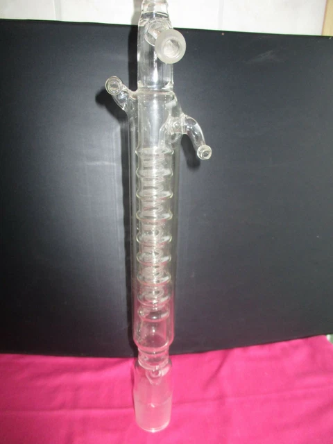 Sessleger Kondensator Borosilikatglas - Labor Kondensatorrohr 300mm Mit 24/40 Anschlüssen