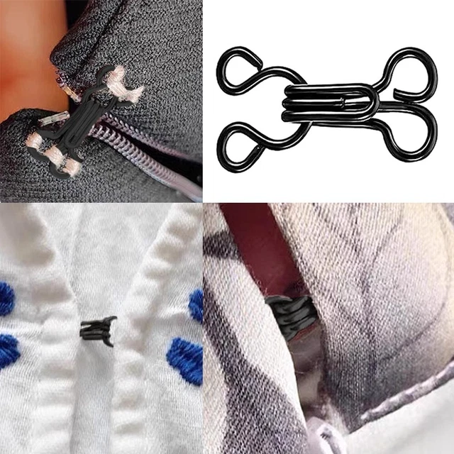 30PAIRS HOOK EYE Closure Set Sewing Button DIY Craft For Bra Skirt ...