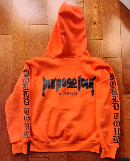 Justin Bieber Men's Medium Purpose Tour  Barneys New York Hoodie Sweatshirt