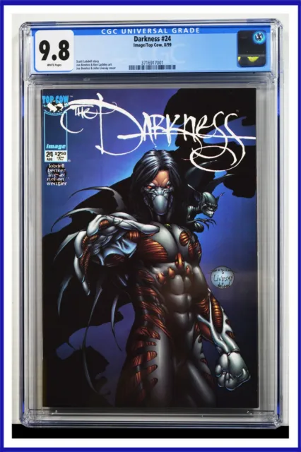 Darkness #24 CGC Graded 9.8 Image/Top Cow August 1999 White Pages Comic Book