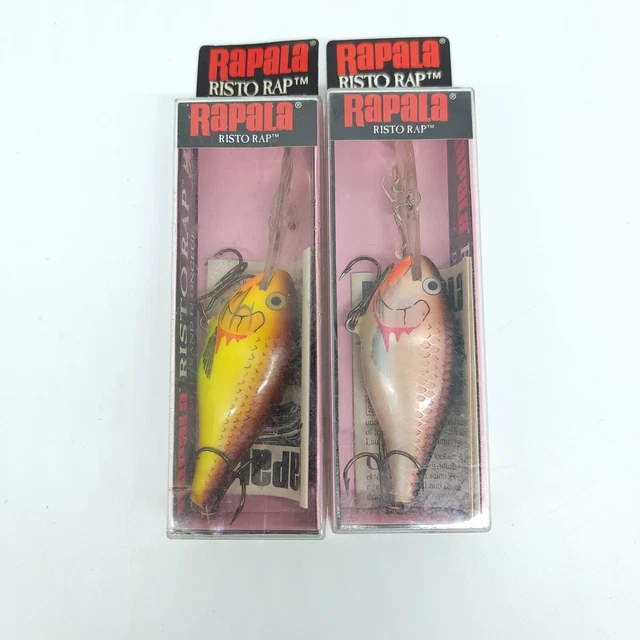 LOT OF 6 Rapala Risto Rap RR-7 SD Shad Alose New Deep Runner
