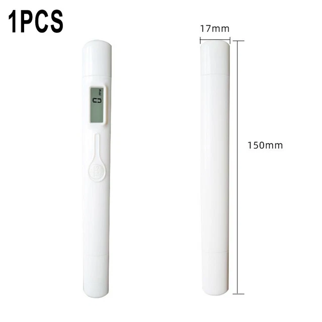 1 Pieza Lápiz Prueba TDS Calidad del Agua 3V Para Piscinas Accesorios 50mAh