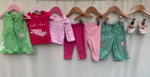 Pacchetto di vestiti per ragazze età 3-6 mesi successivo Tu Disney