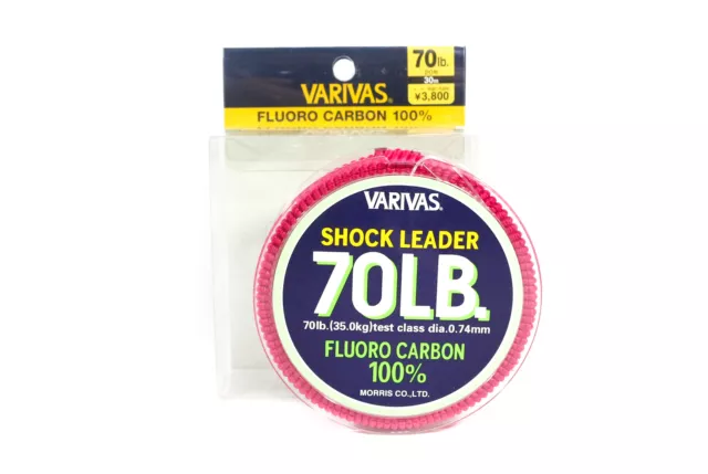 Varivas Fluorocarbon Shock Leader Line 30m 70lb (9906)