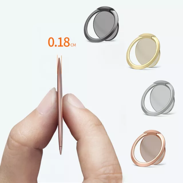 Handy Smartphone Ring Halter - Ultradünn - 360° drehbar Handyring Fingerhalter