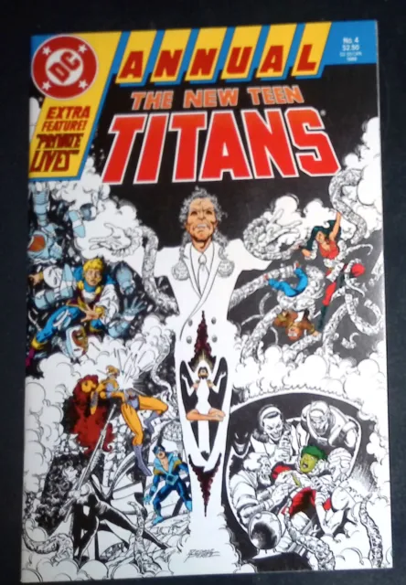 The New Teen Titans Annual #4 DC Comics Marv Wolfman VF/NM