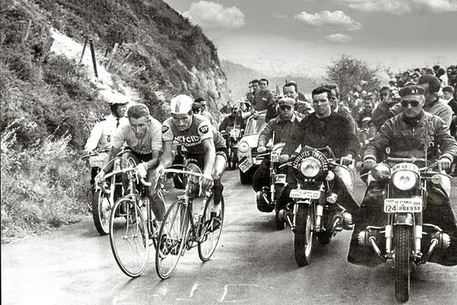 Poster Manifesto Locandina Pubblicità Sport Ciclismo Stampa Vintage Tour France