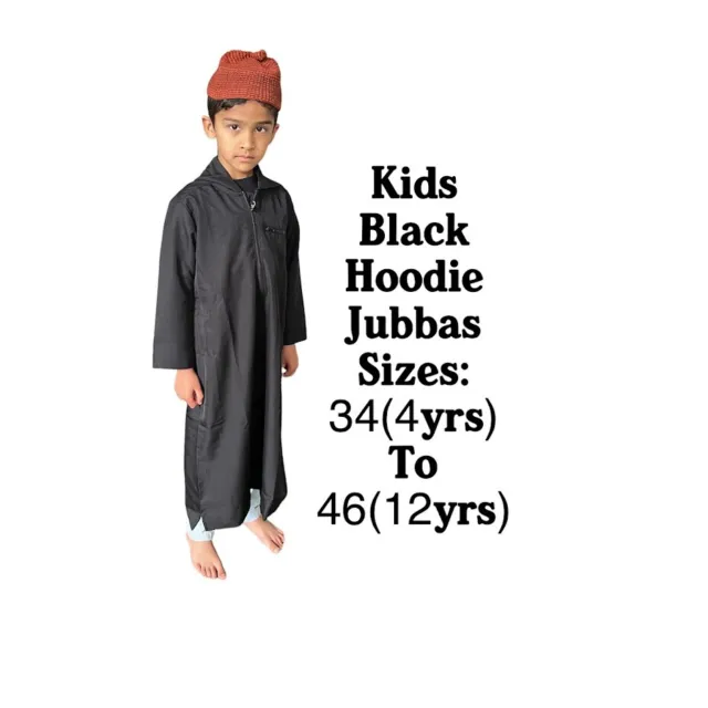 Felpa con cappuccio marocchina bambini/adolescenti/ragazzi - Thobes - abito - taglie: 34 (4 anni) - 50 (15 anni)