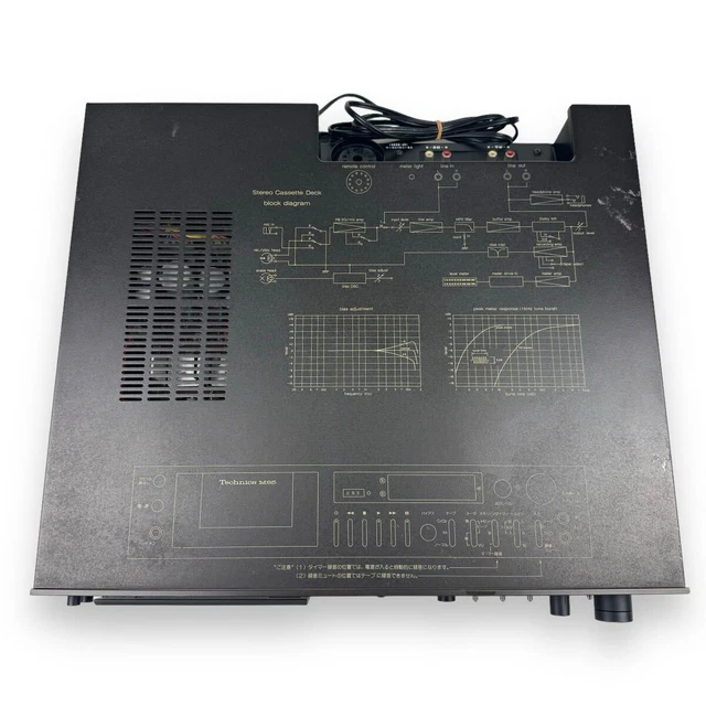 ULTRA RARE/LUXURY TECHNICS RsM85 Stereo Cassette Deck With D.D Motor