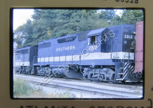 Original '70 Kodachrome Slide SOU Southern 2812 GP38 AGS Atlanta, GA      38X62