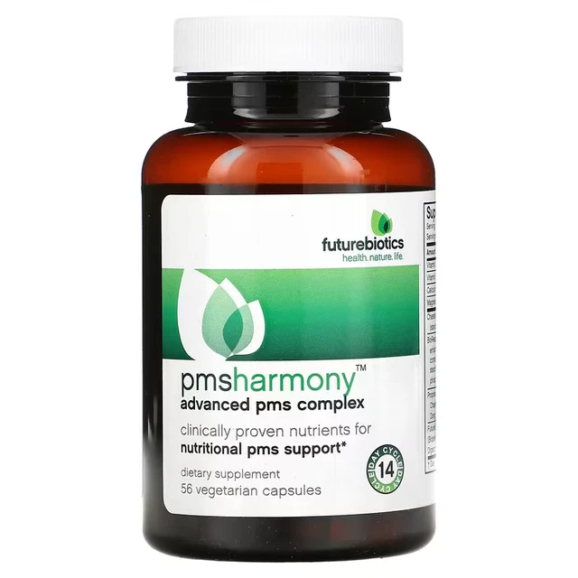 FUTUREBIOTICS, PMSHARMONY, ADVANCED PMS Complex, 56 VegCaps, Expiry ...