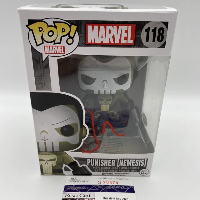 Funko Pop! Punisher Nemesis #118 Jon Bernthal SIGNED JSA COA Vaulted